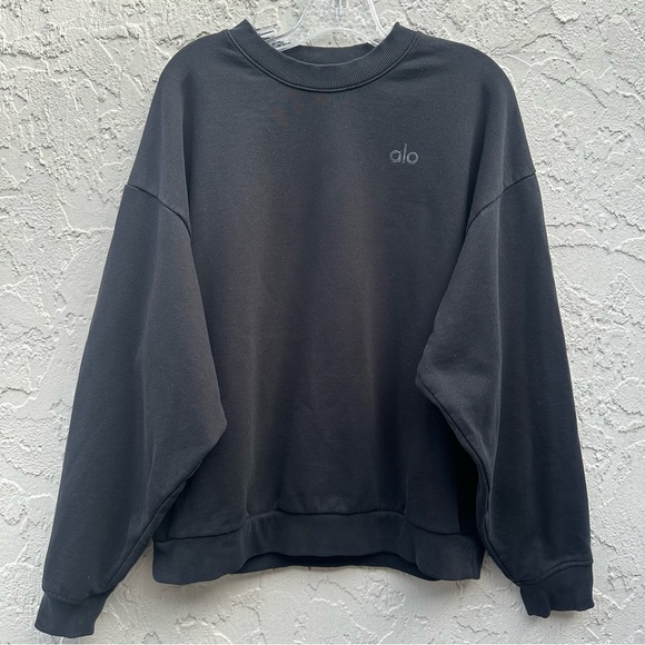 ALO Sweatshirt Women Large Accolade Crew Neck - Picture 1 of 5